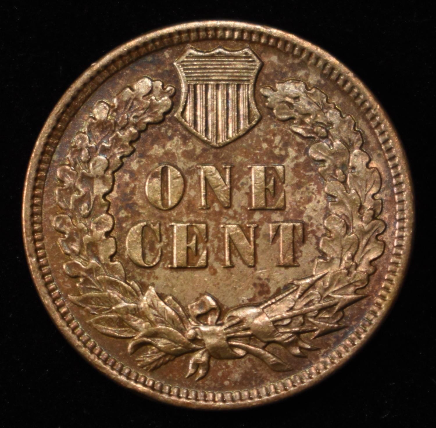 1907 INDIAN HEAD CENT CH BU RB