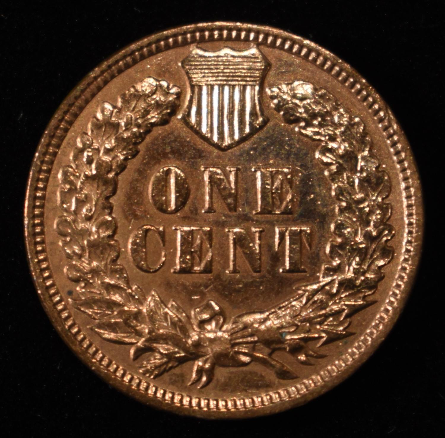 1908 INDIAN HEAD CENT GEM BU RD