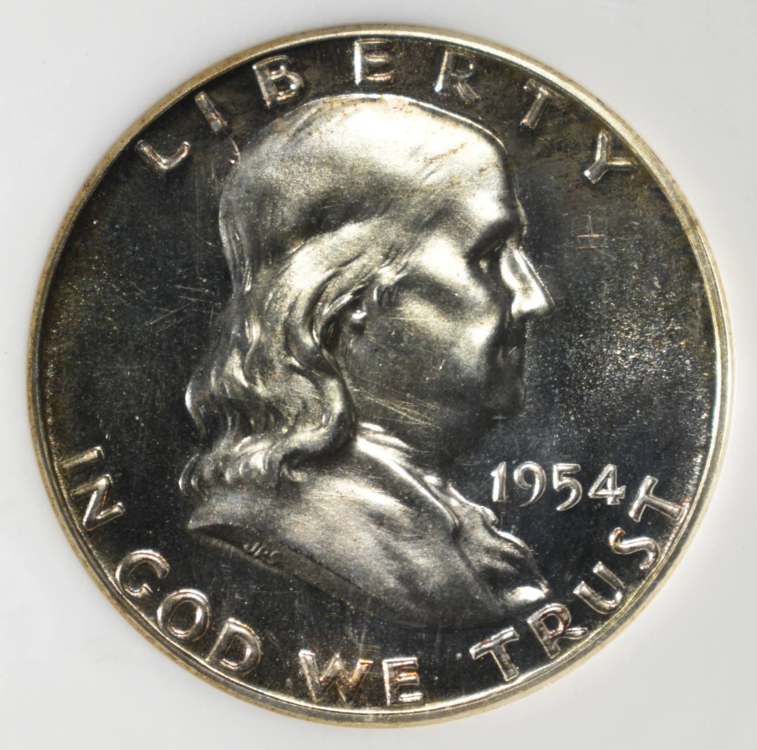 1954 FRANKLIN HALF DOLLAR ANACS PF66