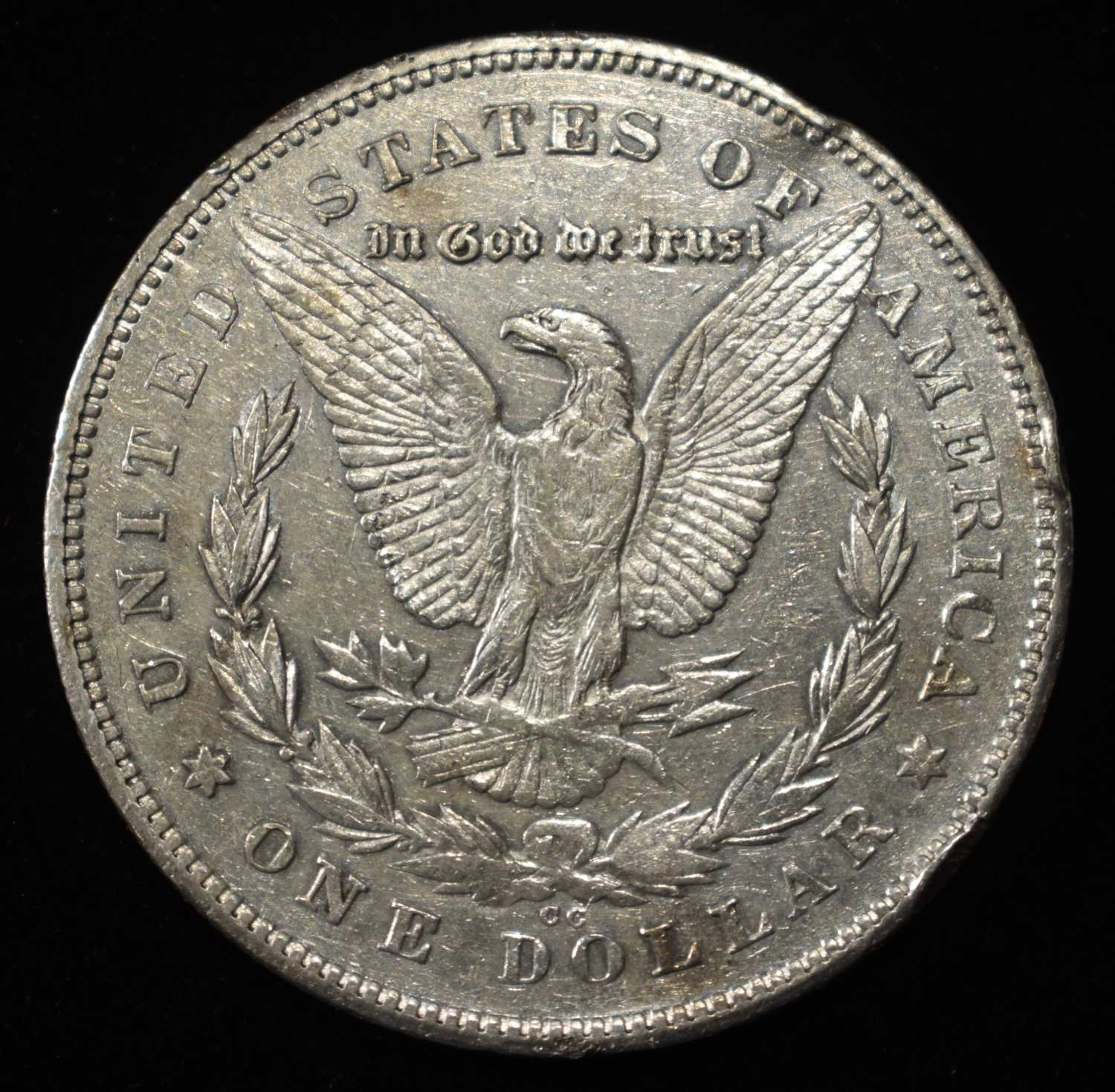 1878-CC MORGAN DOLLAR AU