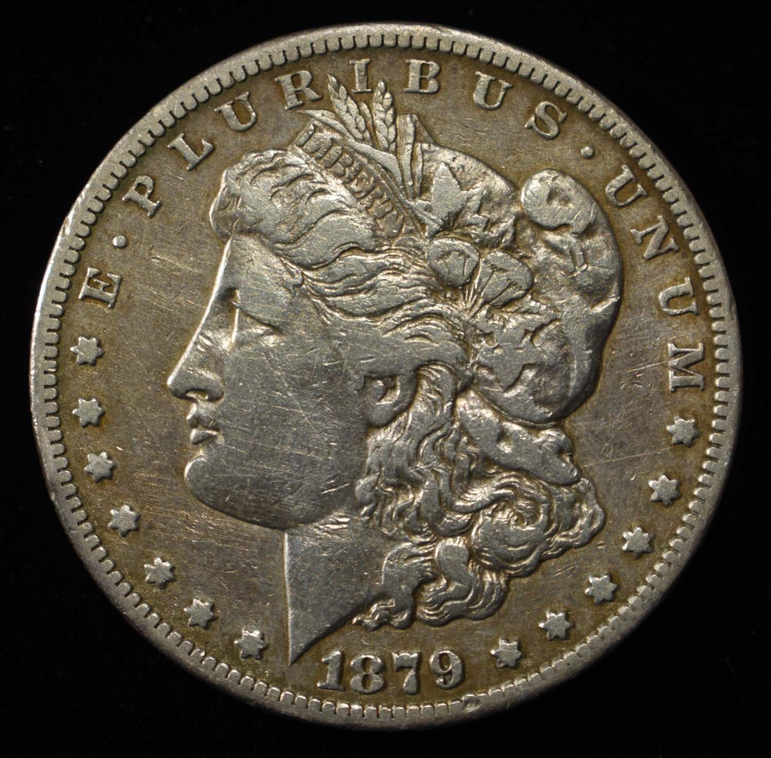 1879-CC MORGAN DOLLAR XF/AU