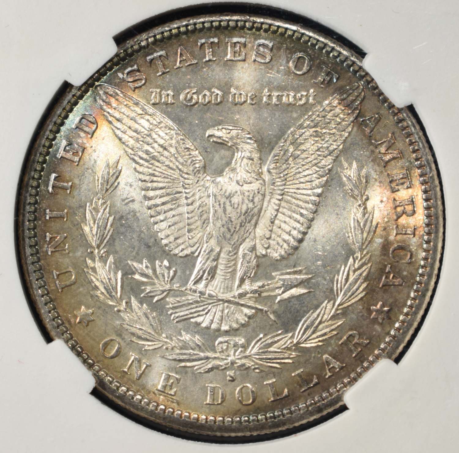 1881-S MORGAN DOLLAR PGA SUPERB GEM BU