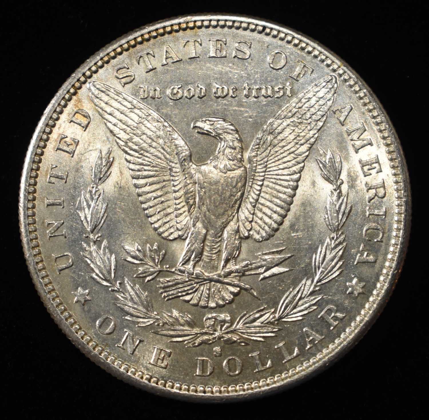1883-S MORGAN DOLLAR BU LIGHT OLD CLEANING