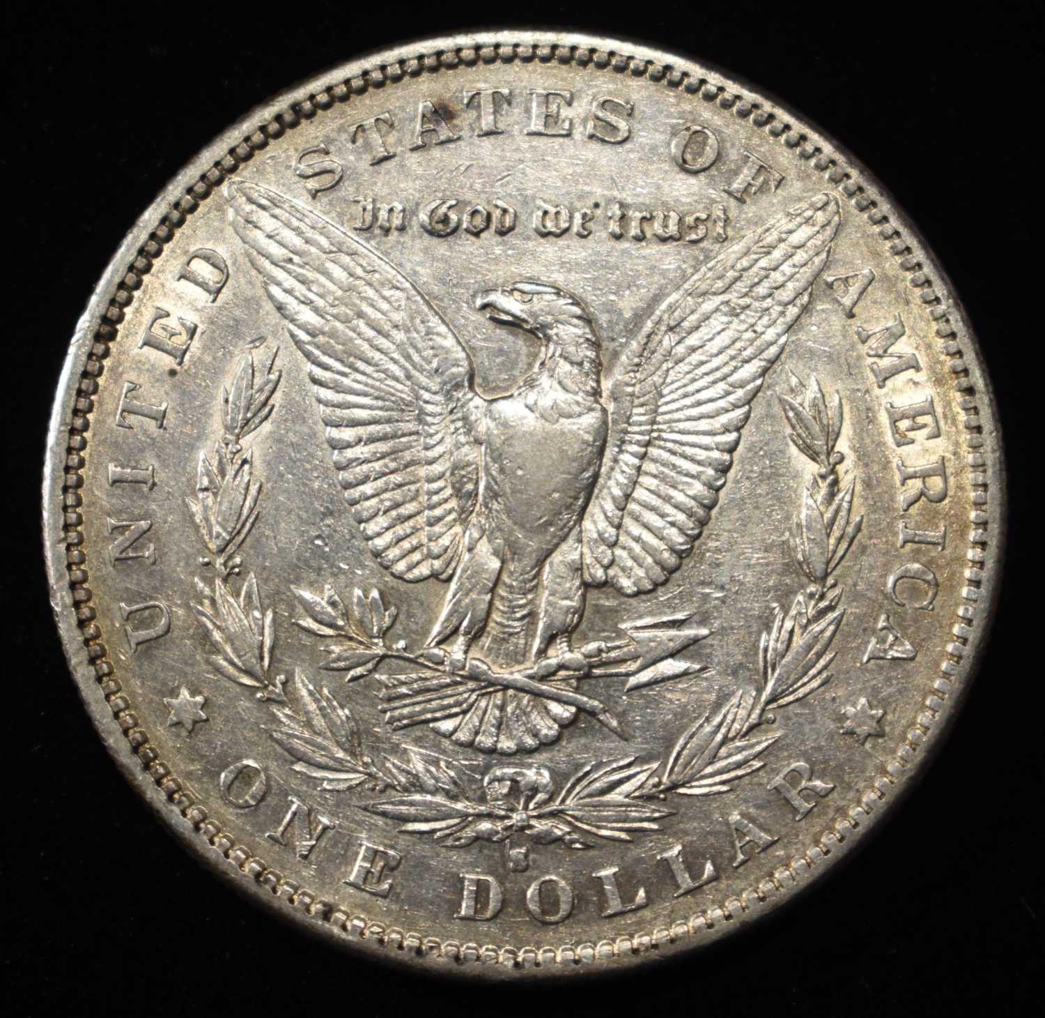 1884-S MORGAN DOLLAR CH AU
