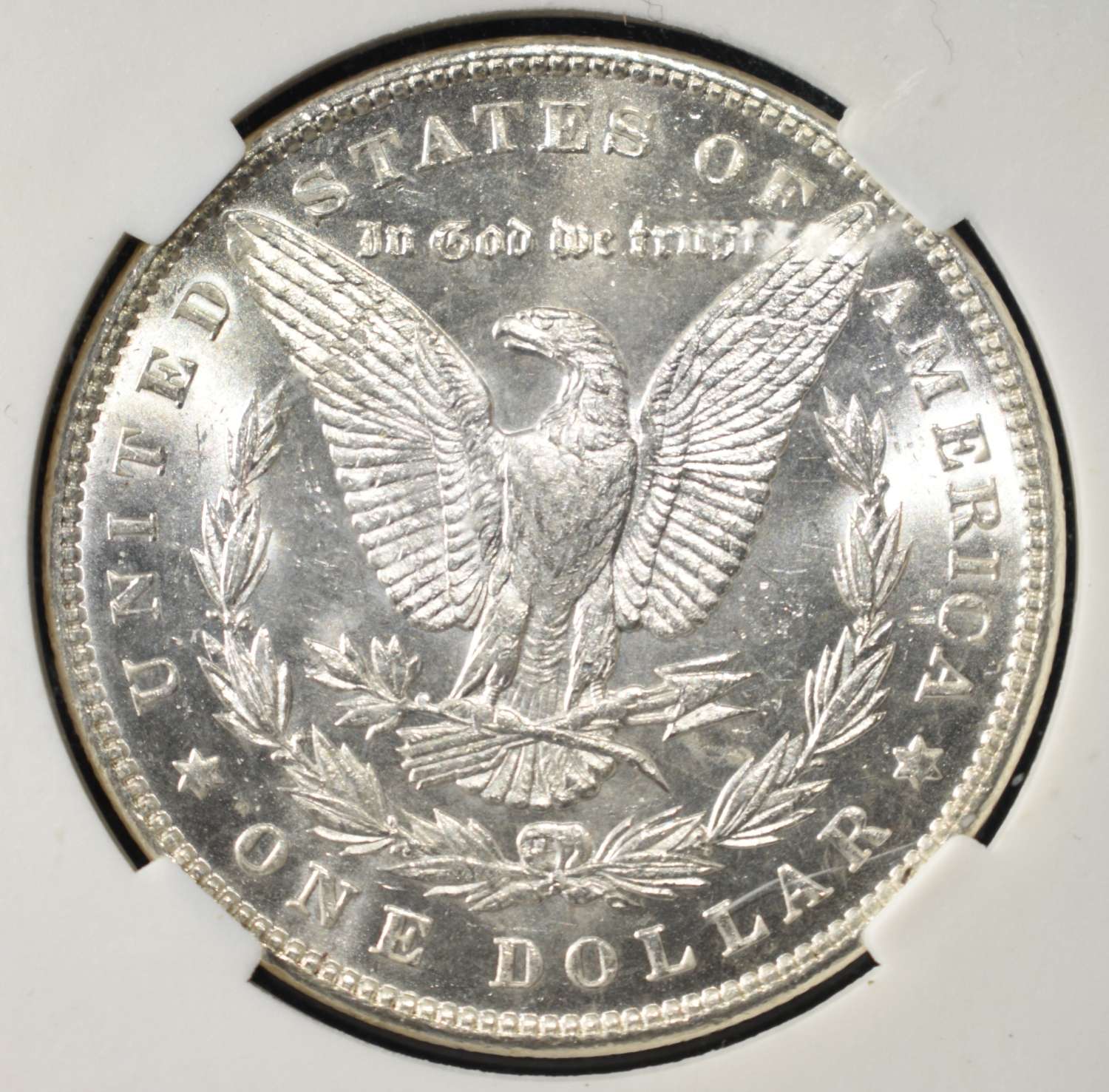 1889 MORGAN DOLLAR PGA GEM BU
