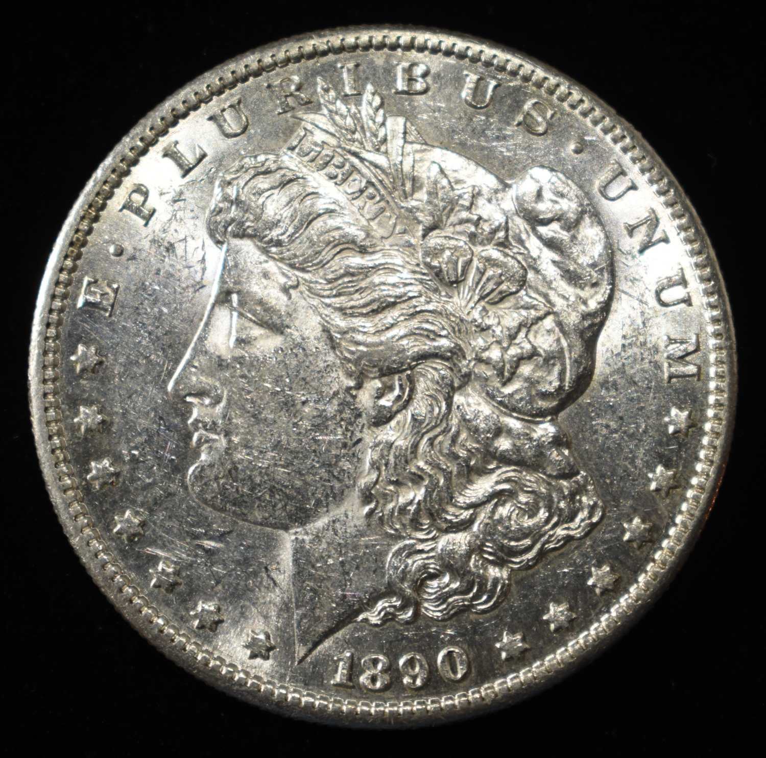 1890-S MORGAN DOLLAR BU