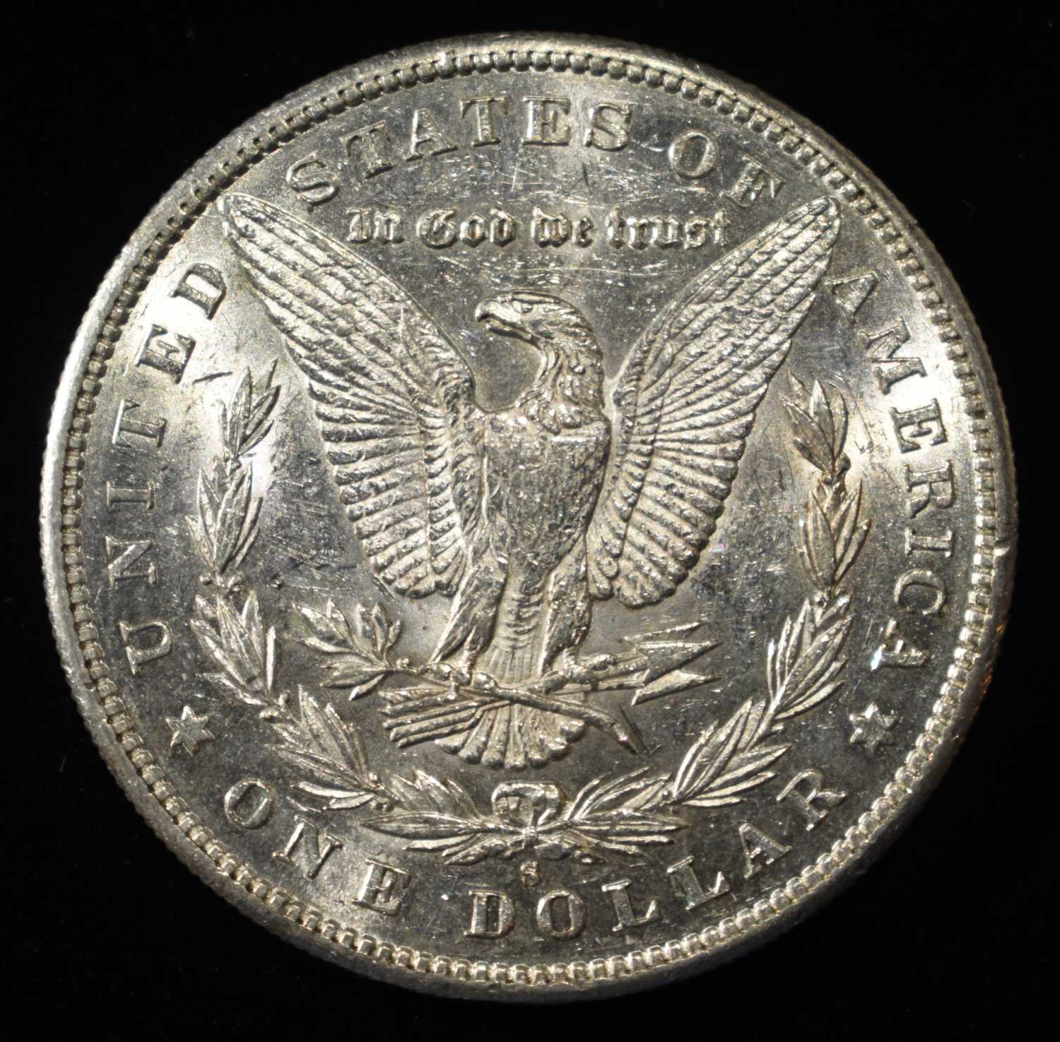 1890-S MORGAN DOLLAR BU
