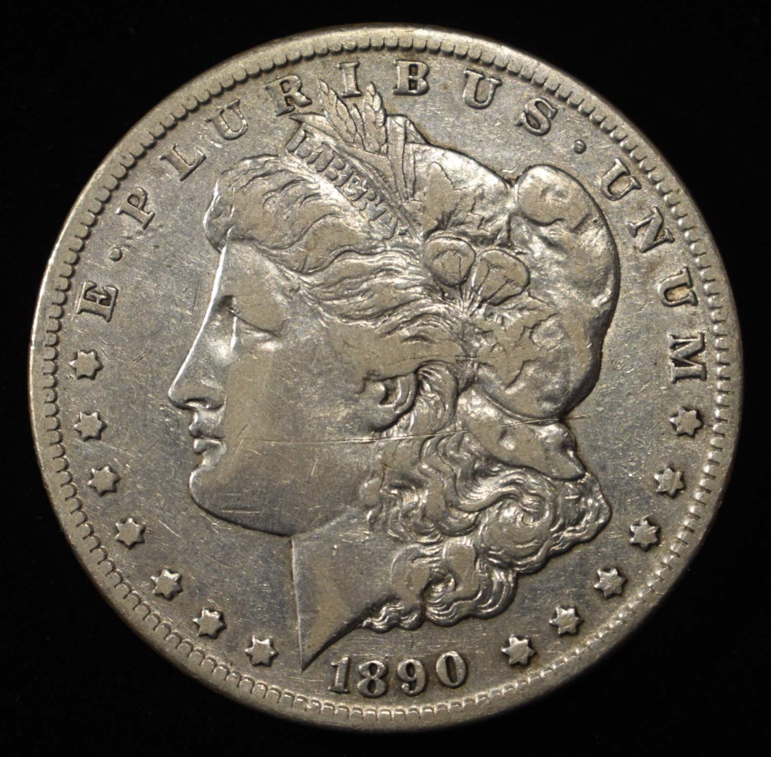 1890-CC MORGAN DOLLAR XF
