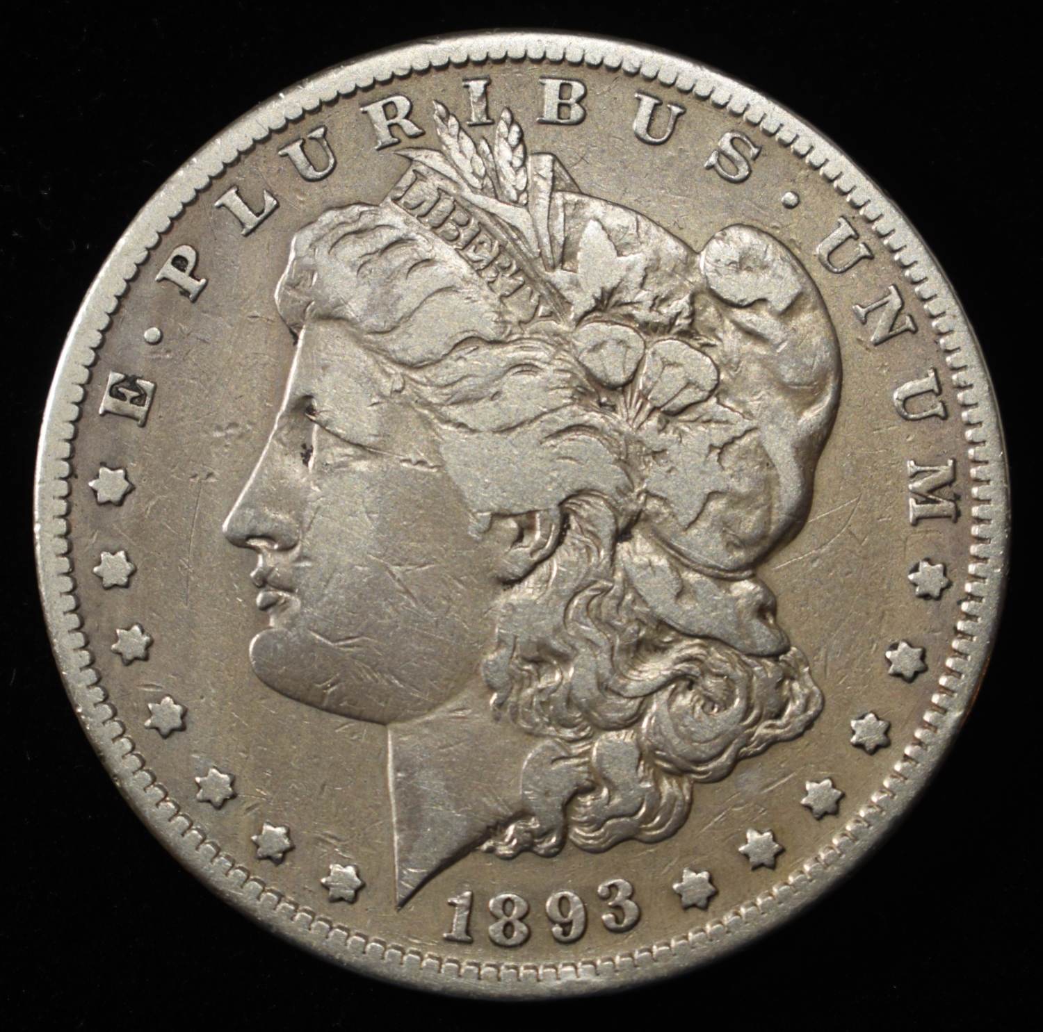 1893-S MORGAN DOLLAR VF