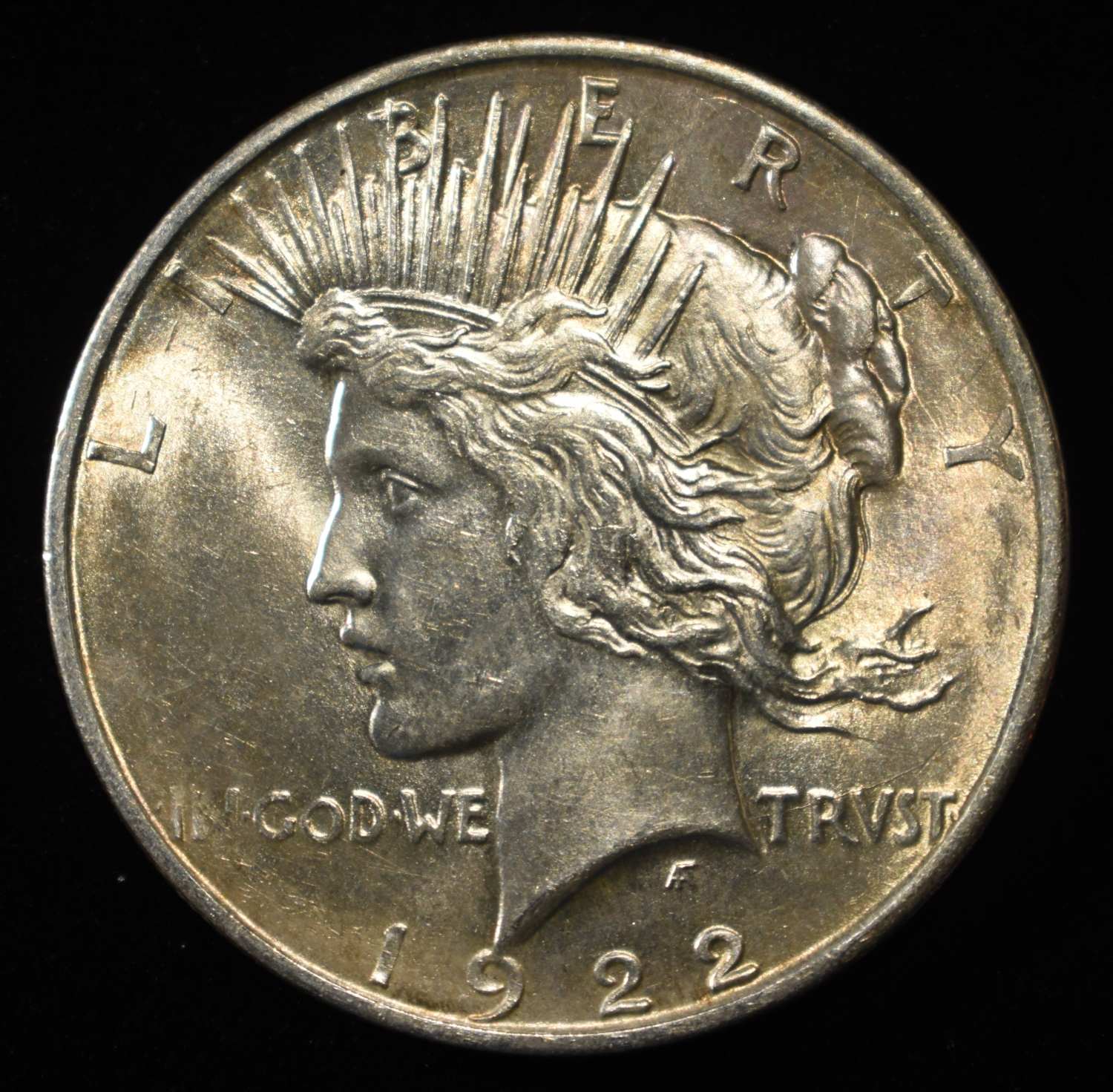 1922-D PEACE DOLLAR GEM BU