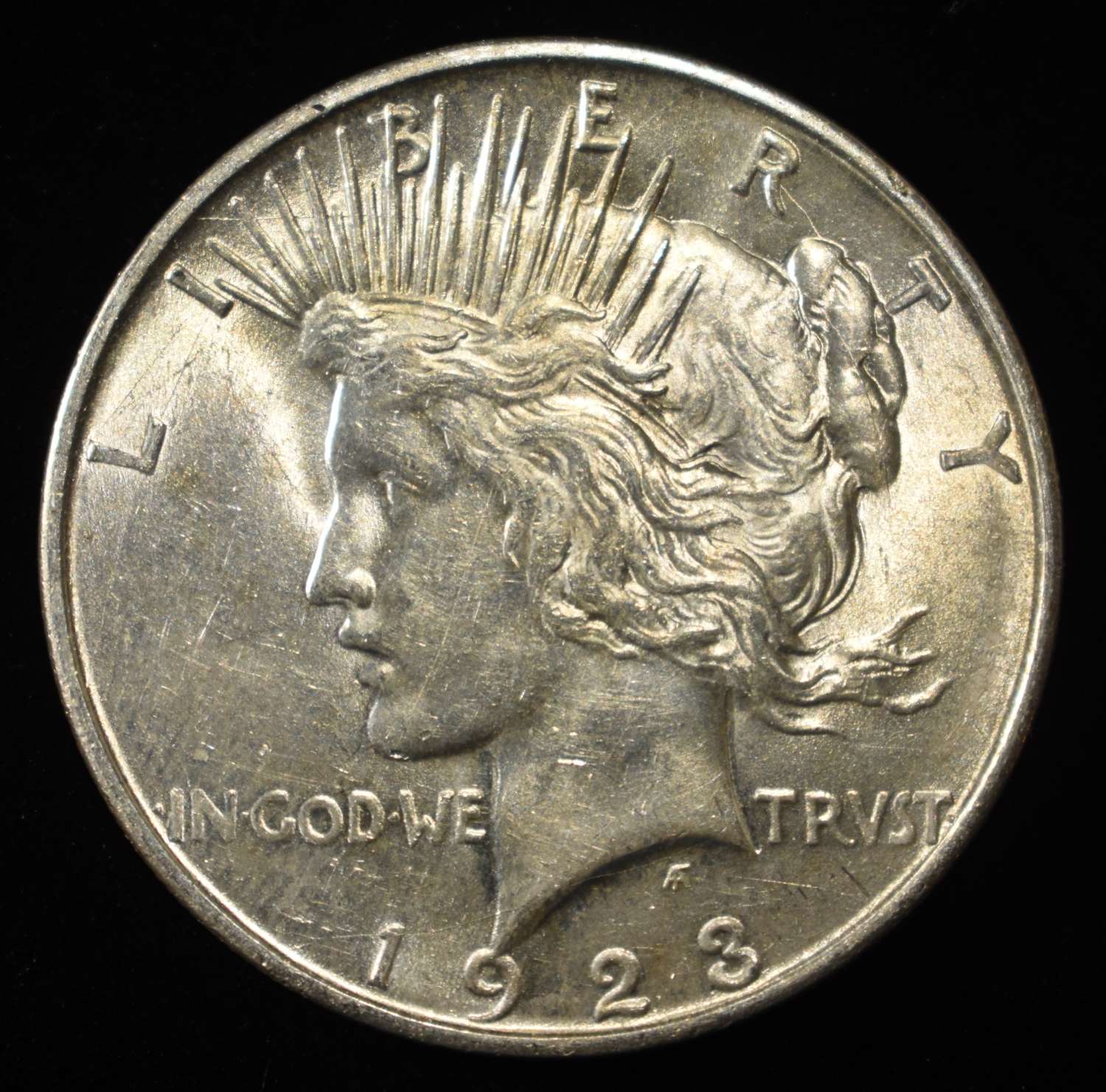 1923-D PEACE DOLLAR CH BU