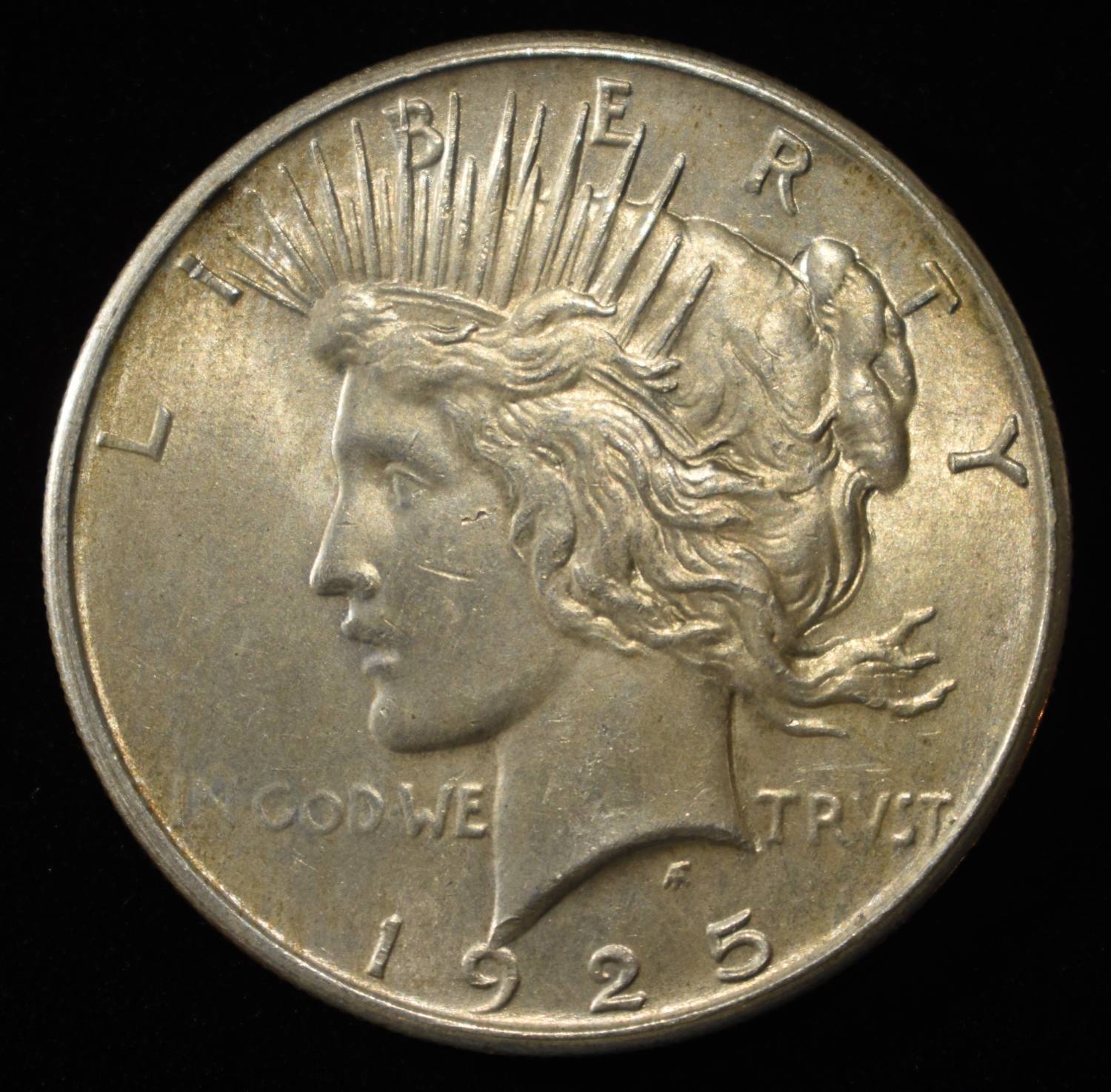 1925 PEACE DOLLAR NO-FEATHERS