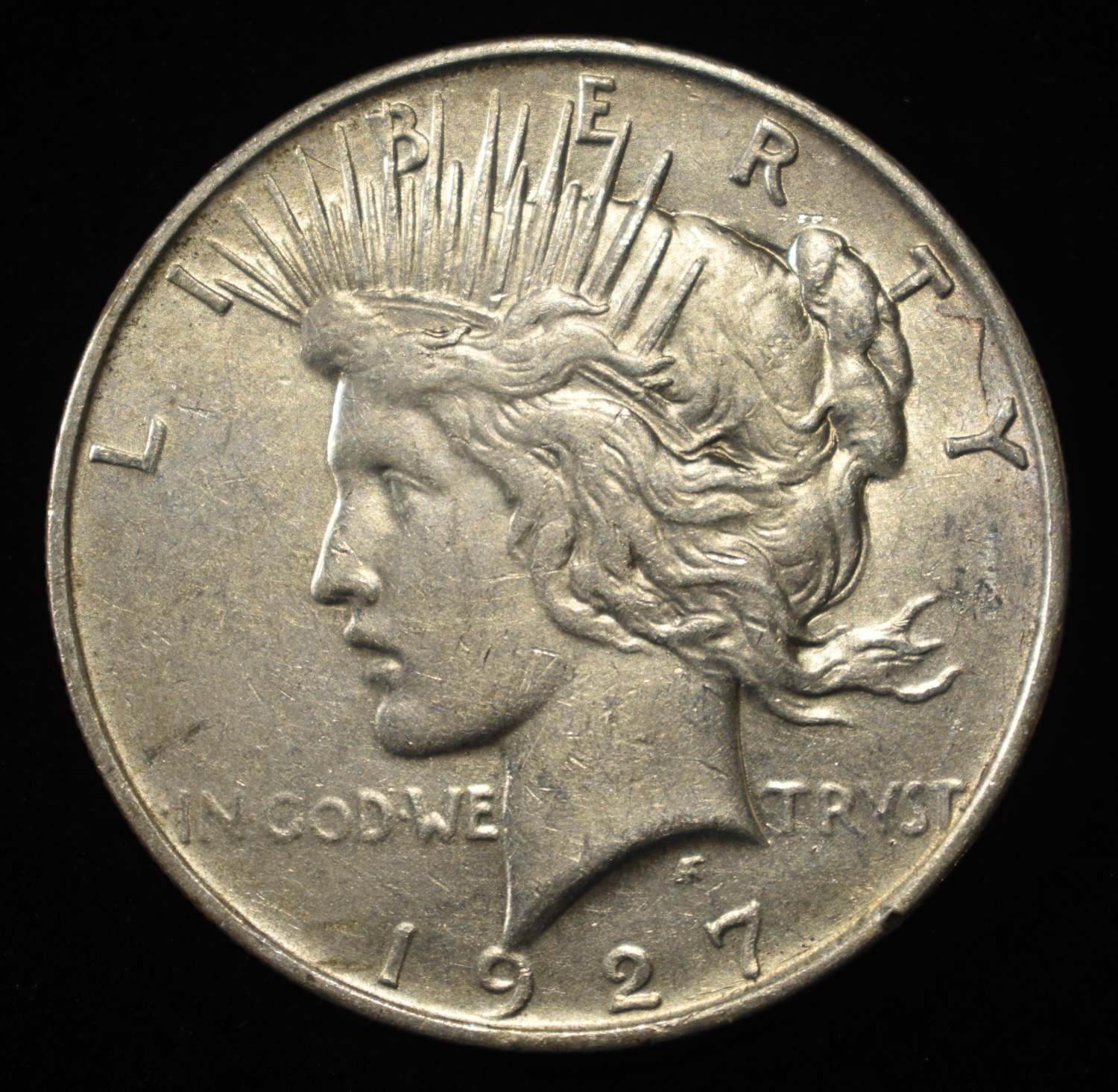 1927-D PEACE DOLLAR AU/BU