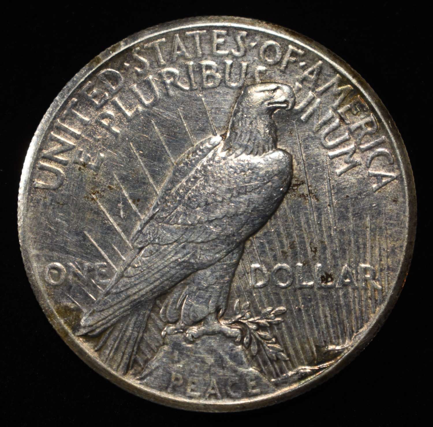1928 PEACE DOLLAR BU OLD CLEANING
