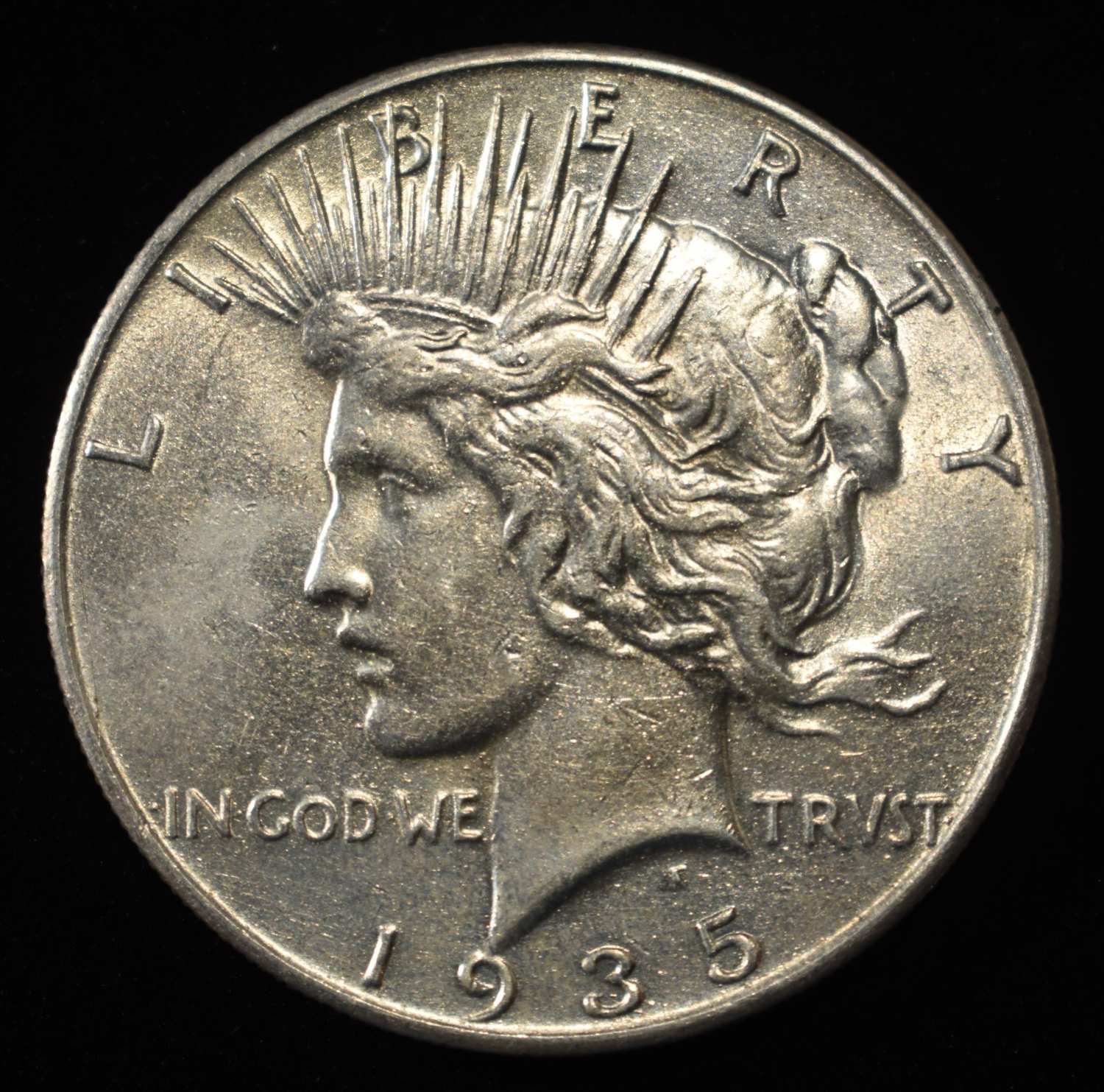 1935 PEACE DOLLAR BU