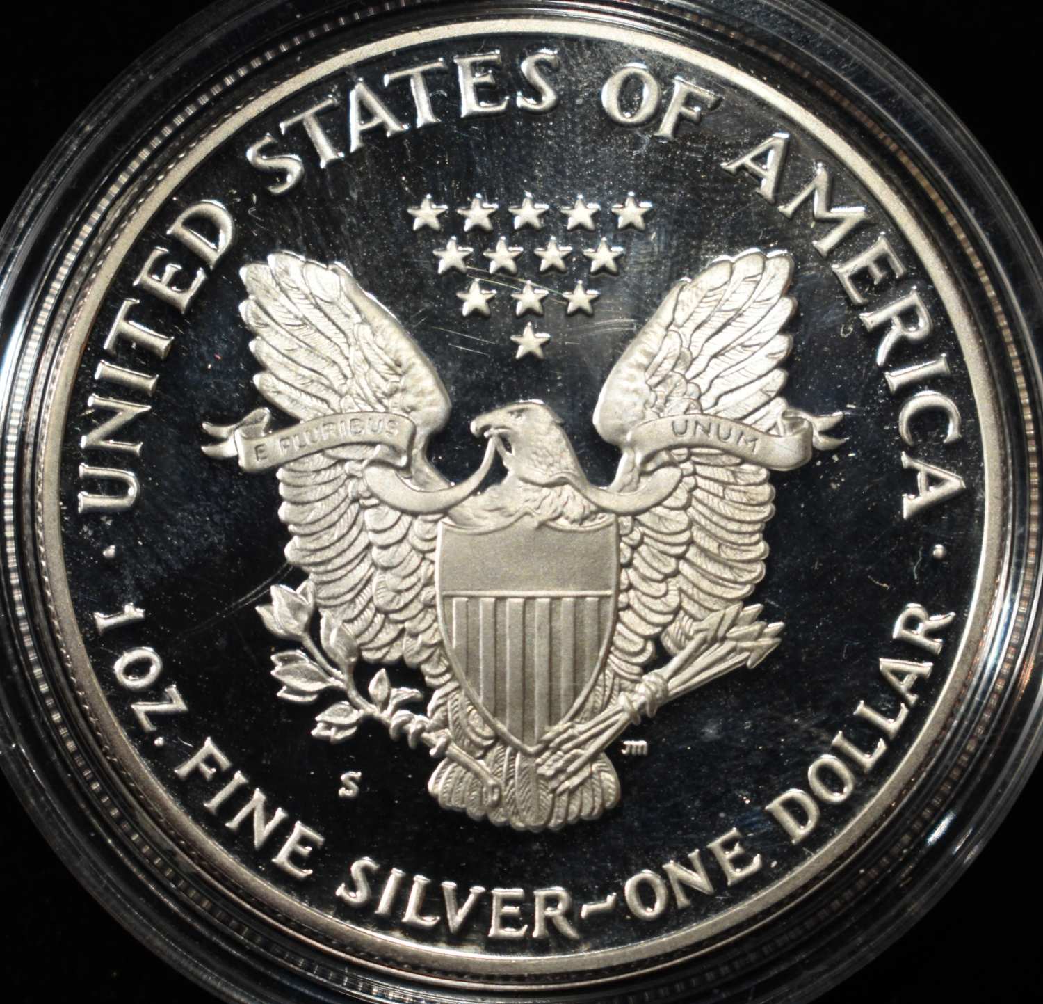 1992-S AMERICAN SILVER EAGLE PROOF