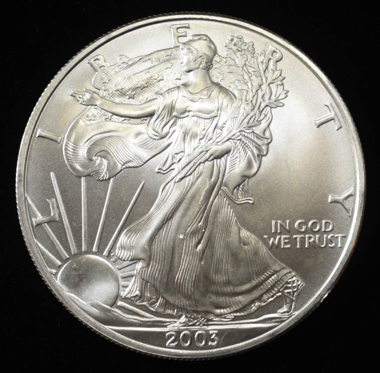 2003 AMERICAN SILVER EAGLE