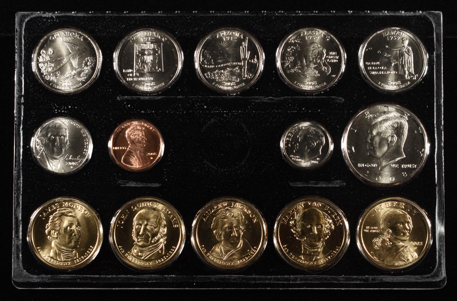 2008, 2014 & (3) 2005 MINT SETS