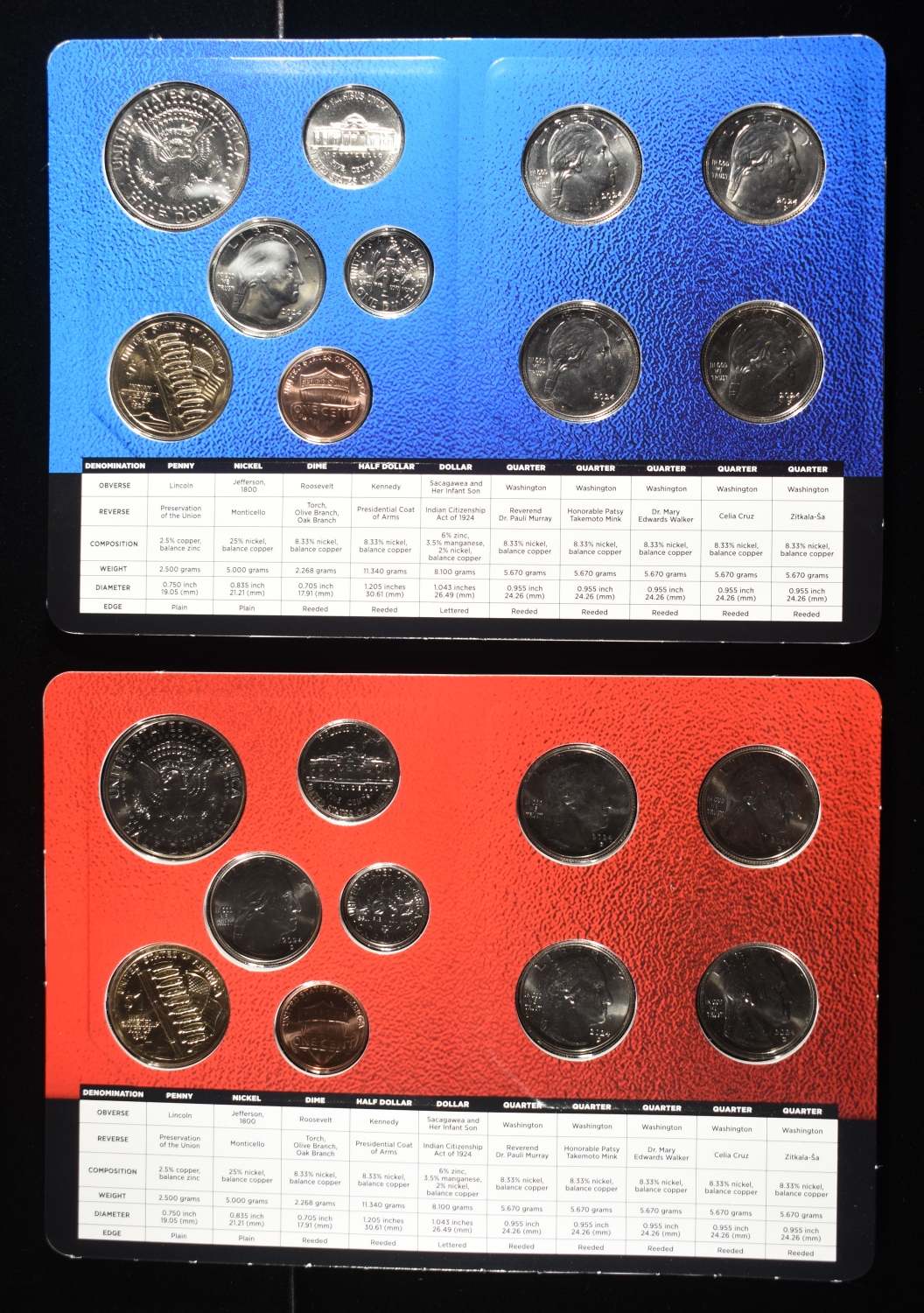 2021 & 2024 MINT SET