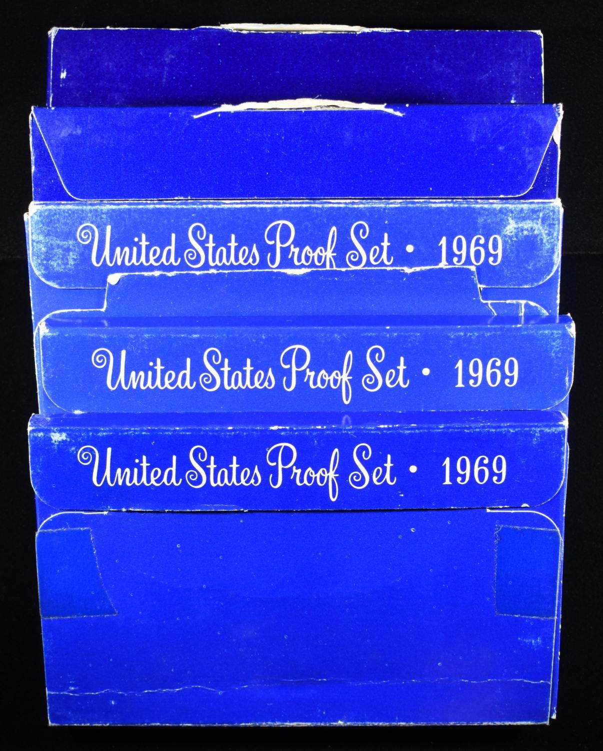 (5) 1969 PROOF SETS