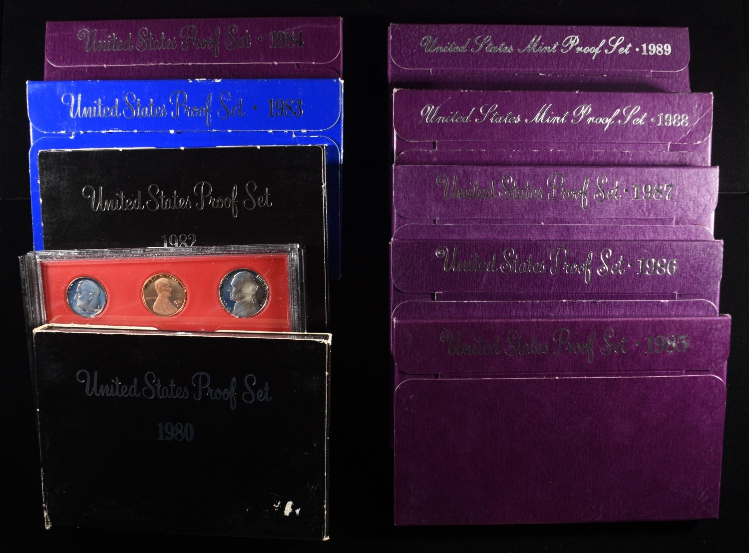 1980-89 PROOF SETS