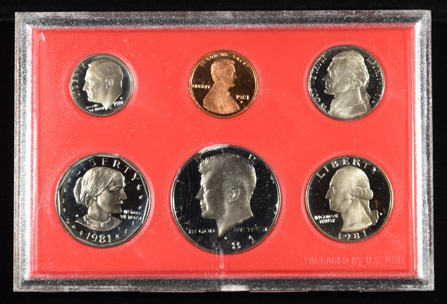 (4) 1881-82 PROOF SETS