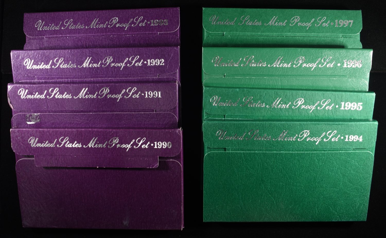 1990-97 PROOF SETS