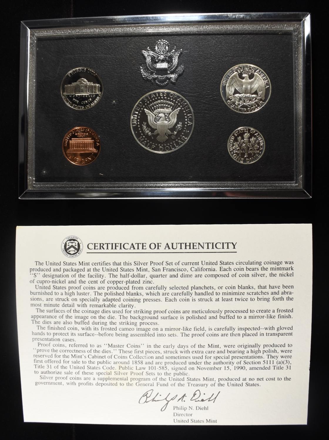 1993-S PREMIER SILVER PROOF SET