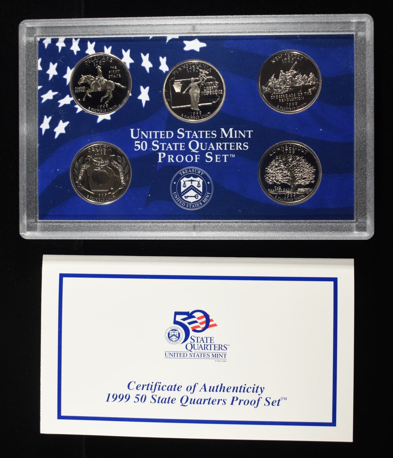 1999-2001 & 2003-2010 QUARTER PROOF SETS