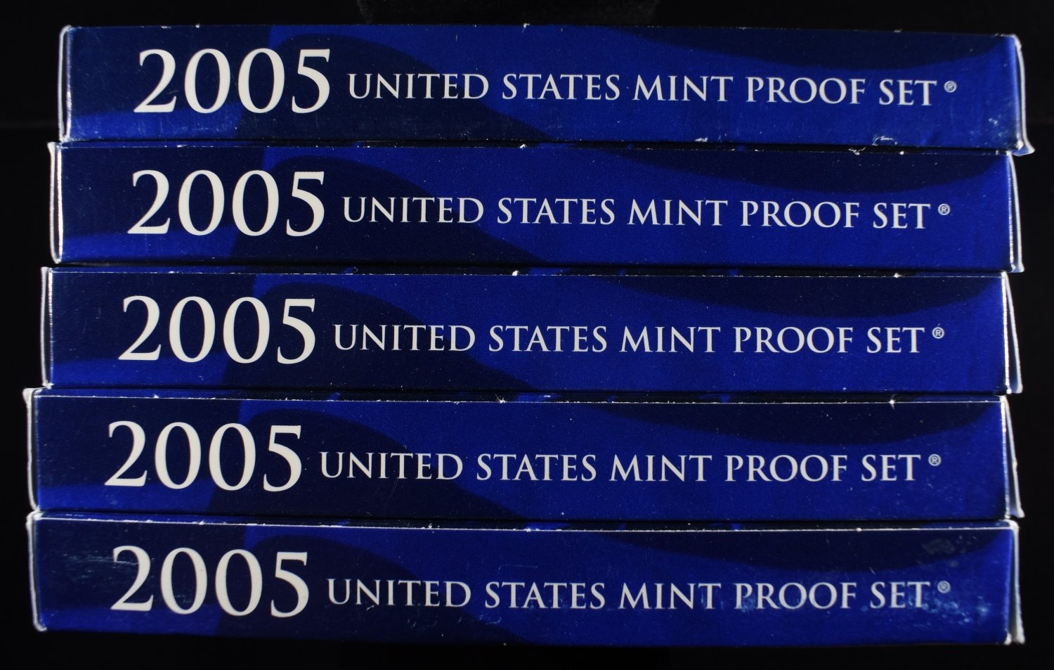 (5) 2005 US MINT PROOF SETS