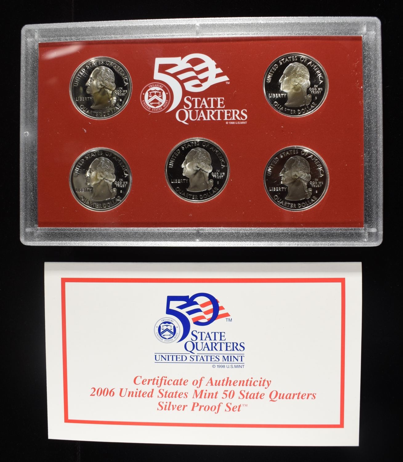 2006 QUARTER SILVER PROOF SET