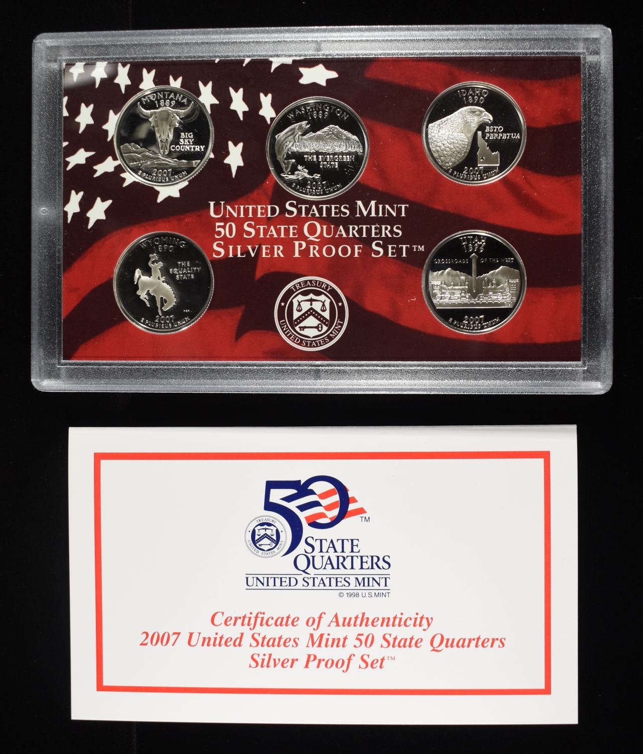 2007 QUARTER SILVER PROOF SET