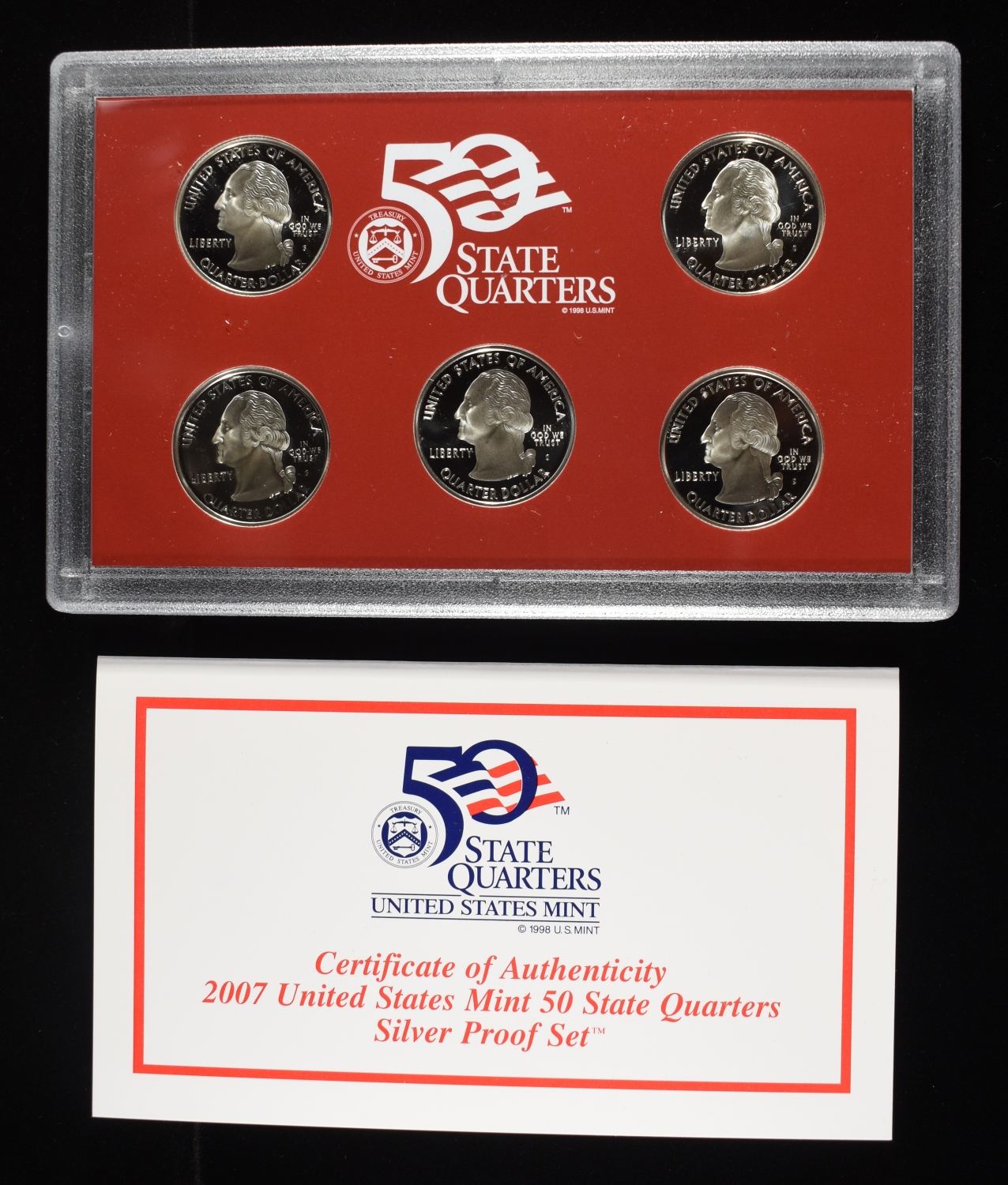 2007 QUARTER SILVER PROOF SET