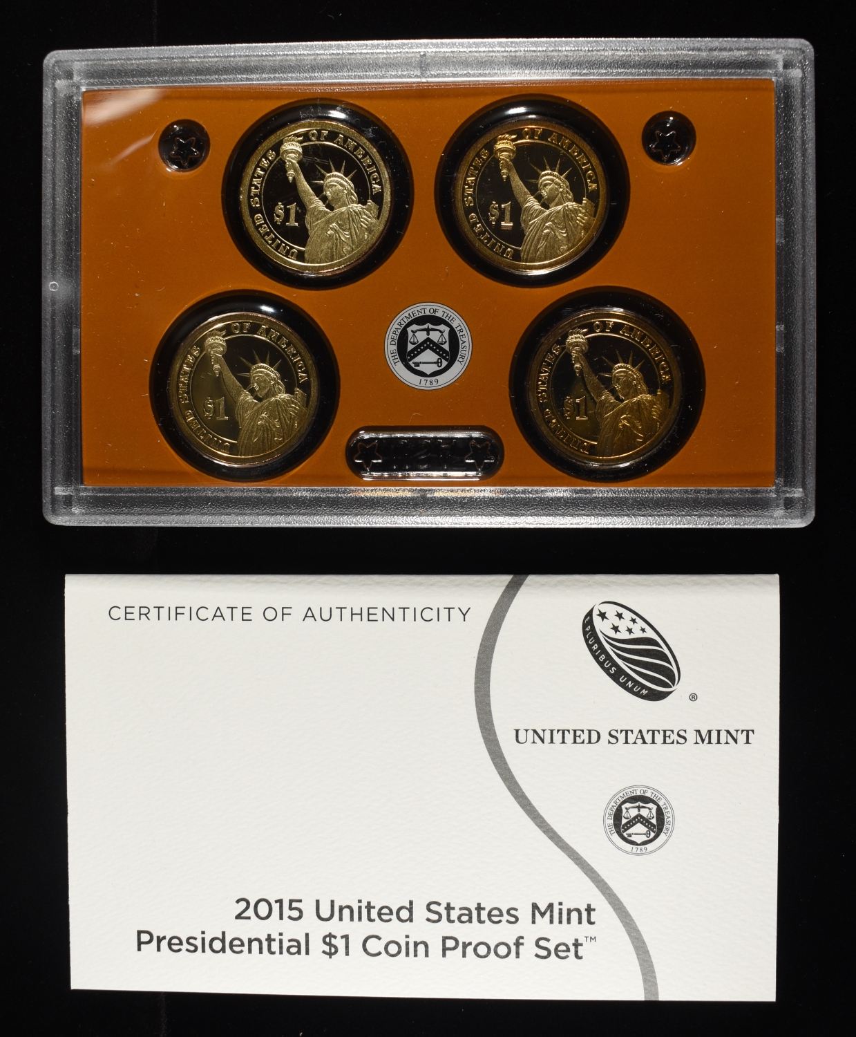 (3) 07, 14 & 15 PRESIDENTAL $1 PROOF SETS