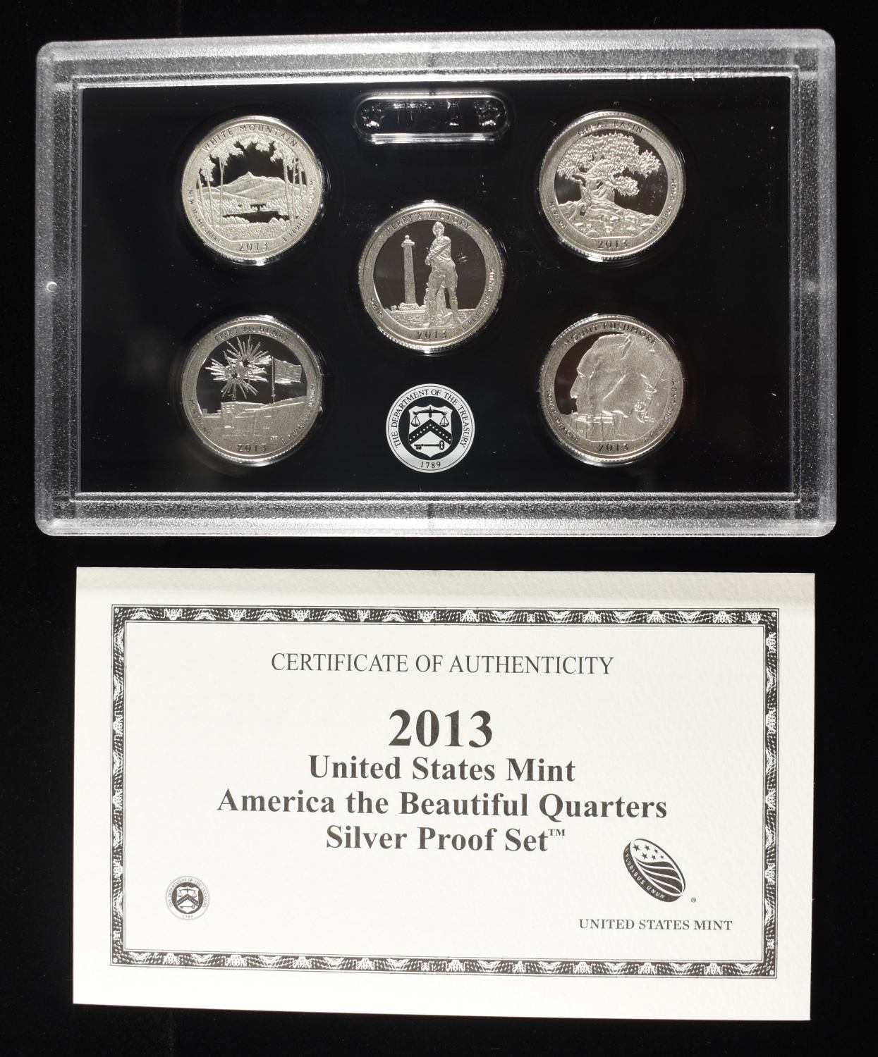 2013 QUARTER SILVER PROOF SET