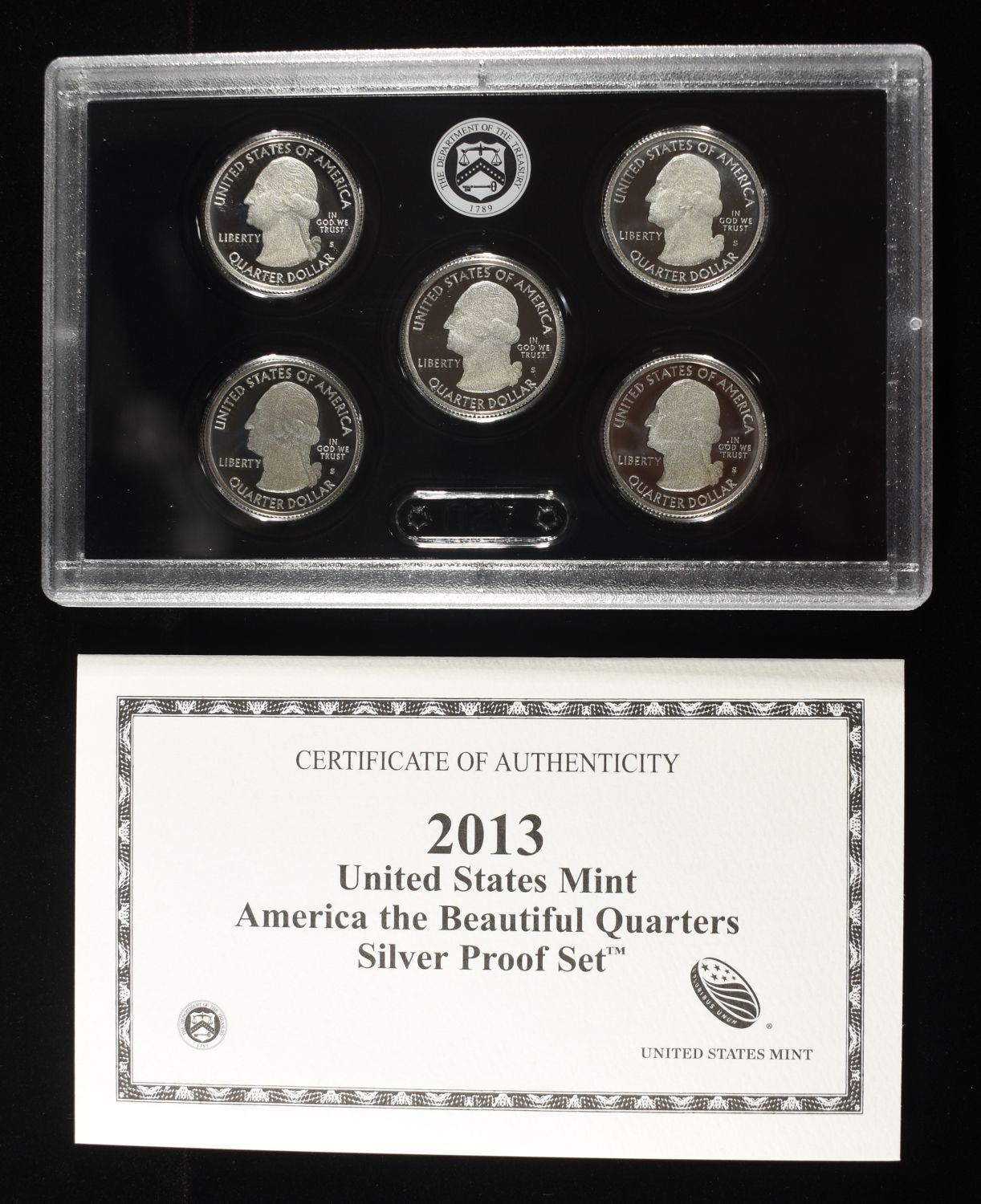 2013 QUARTER SILVER PROOF SET