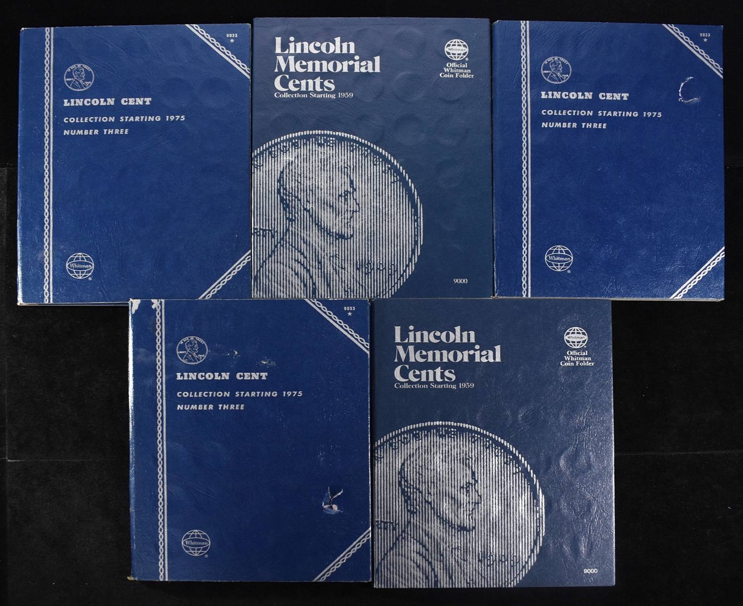 (5) LINCOLN CENT WHITMAN ALBUMS