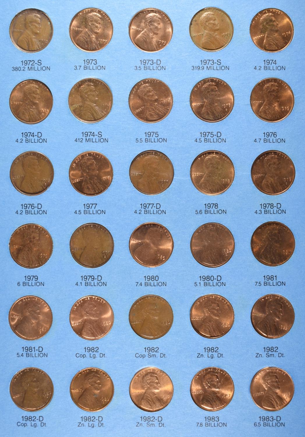 (5) LINCOLN CENT WHITMAN ALBUMS