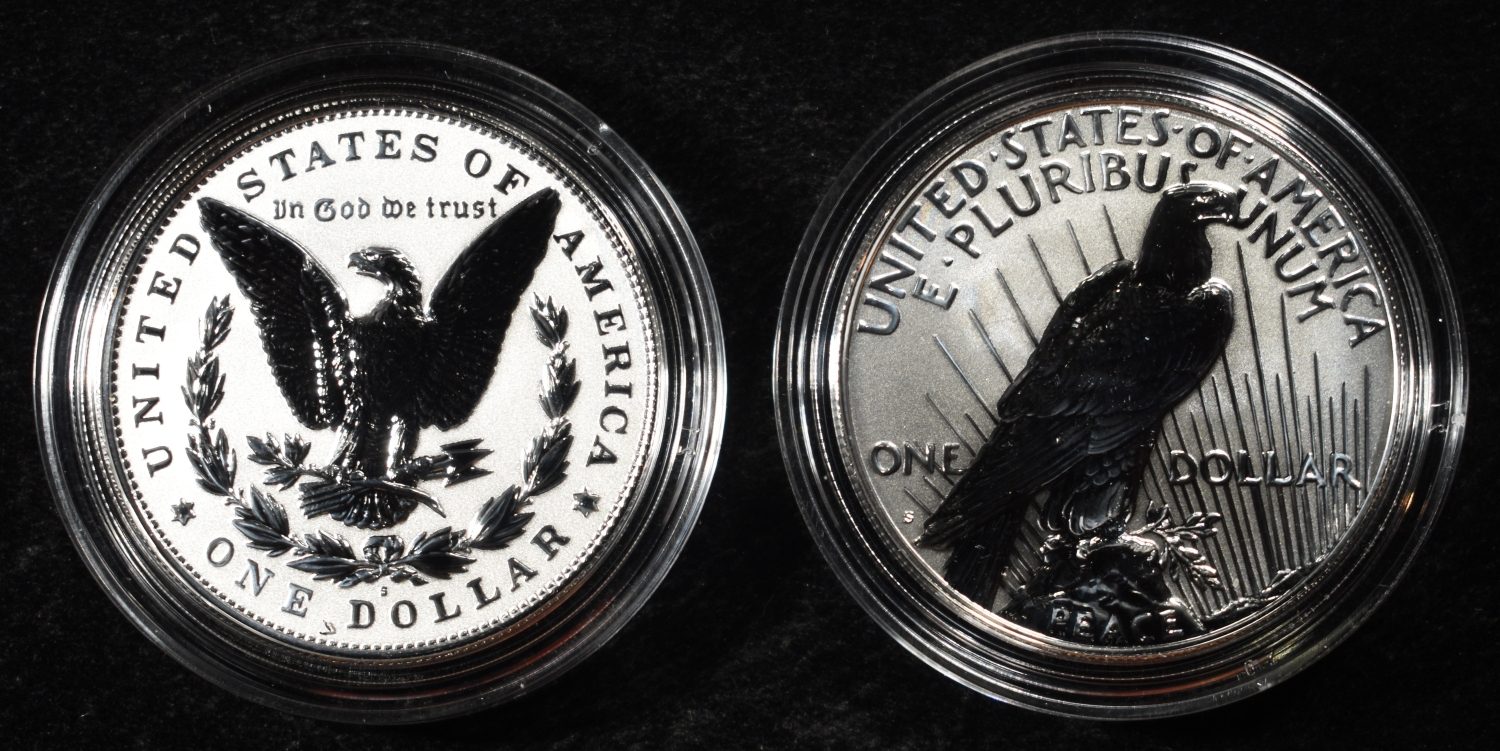 2024-S MORGAN & PEACE DOLLARS REV PR TWO-COIN SET