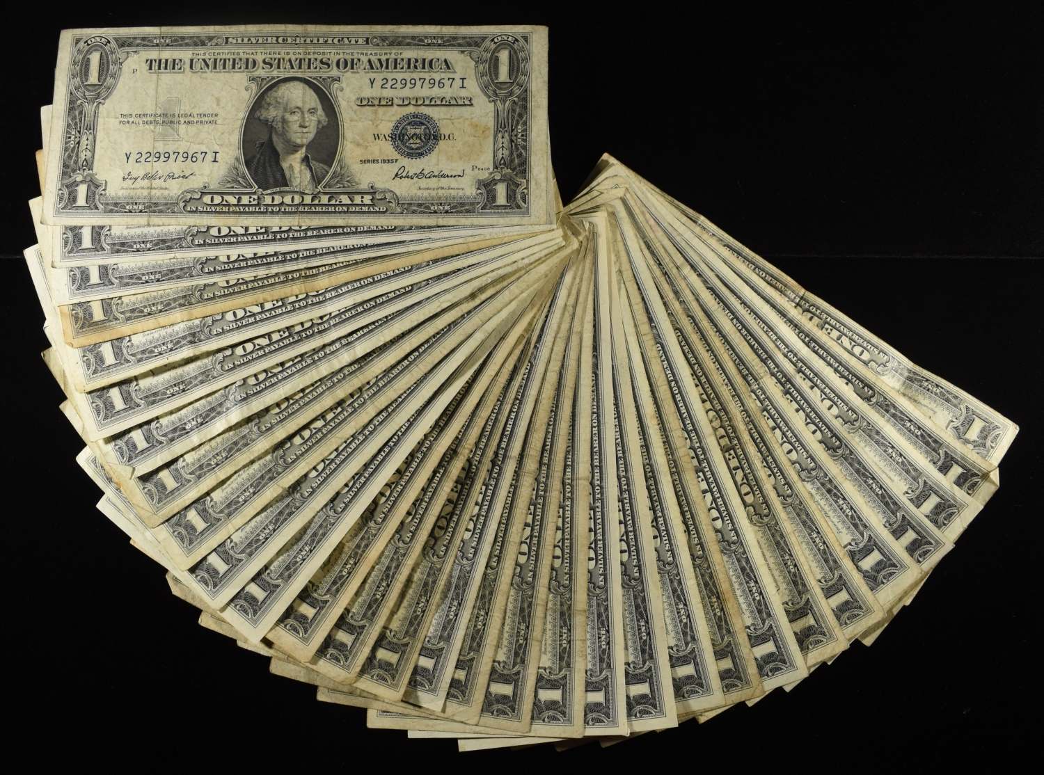 (30) $1 SILVER CERT NOTES