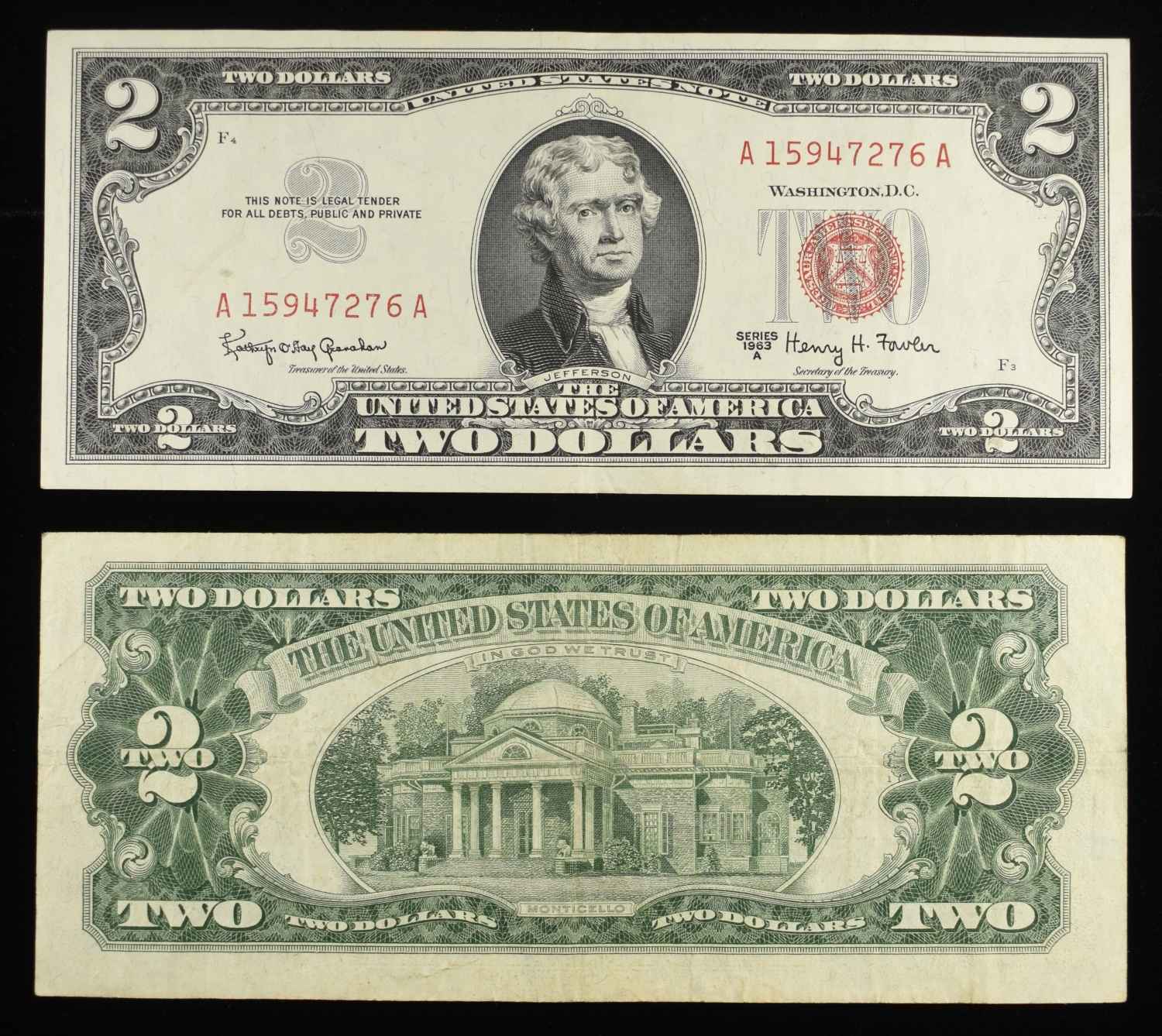 (15) $2 RED SEAL NOTES