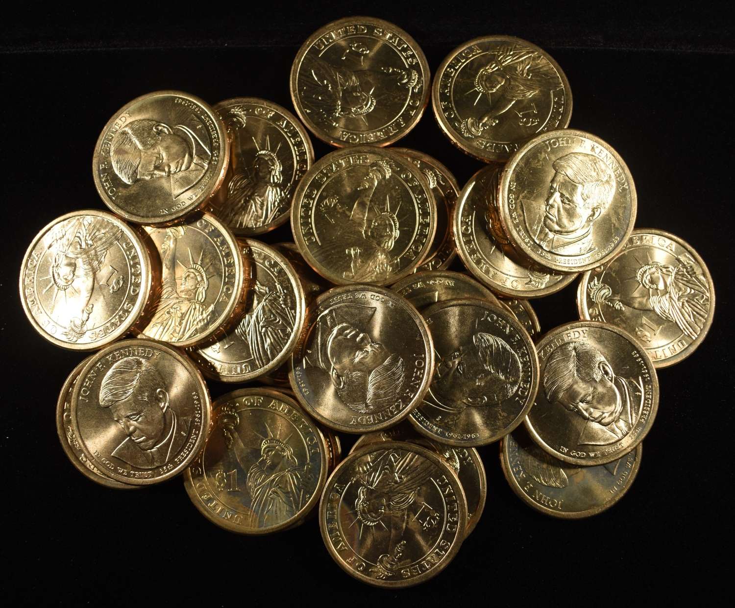(25) JOHN F. KENNEDY PRESIDENTAL DOLLARS
