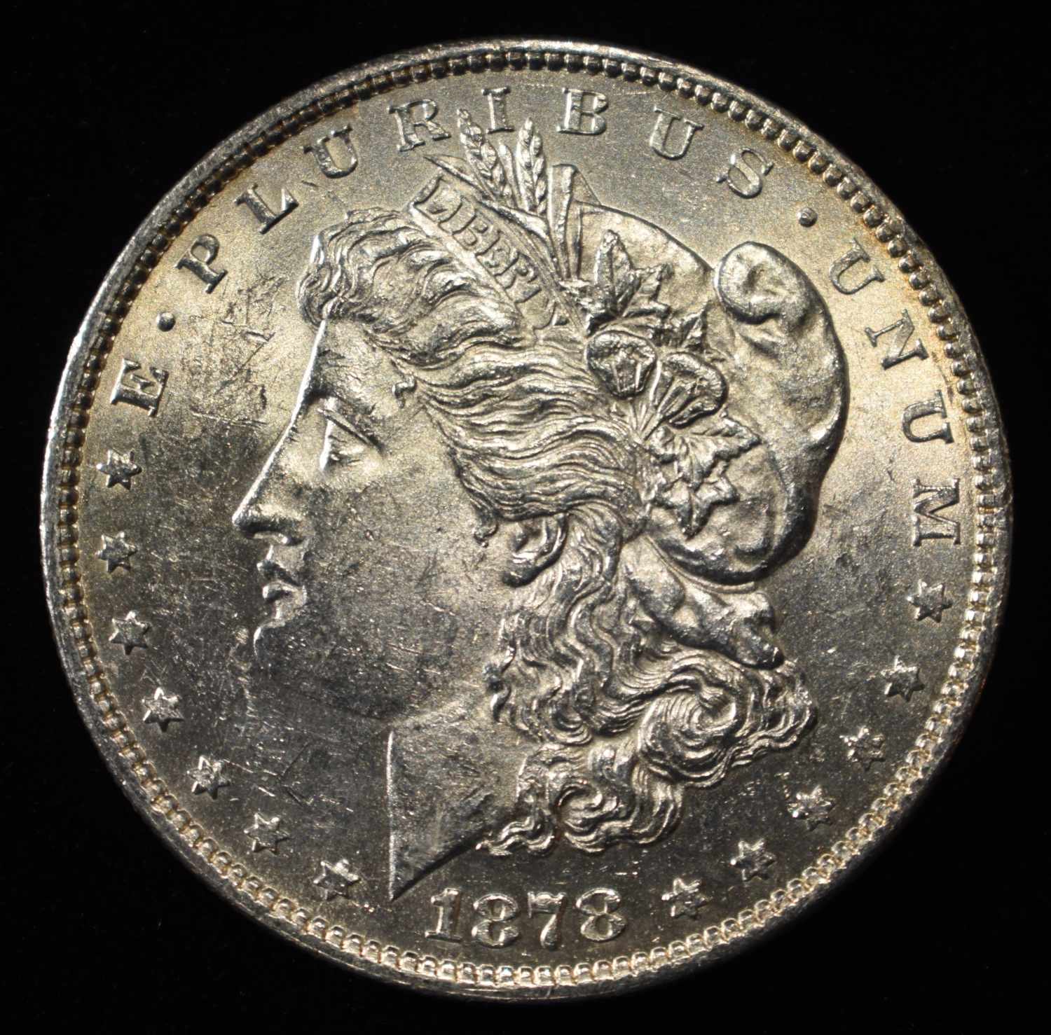 1878 REV 79 MORGAN DOLLAR CH BU
