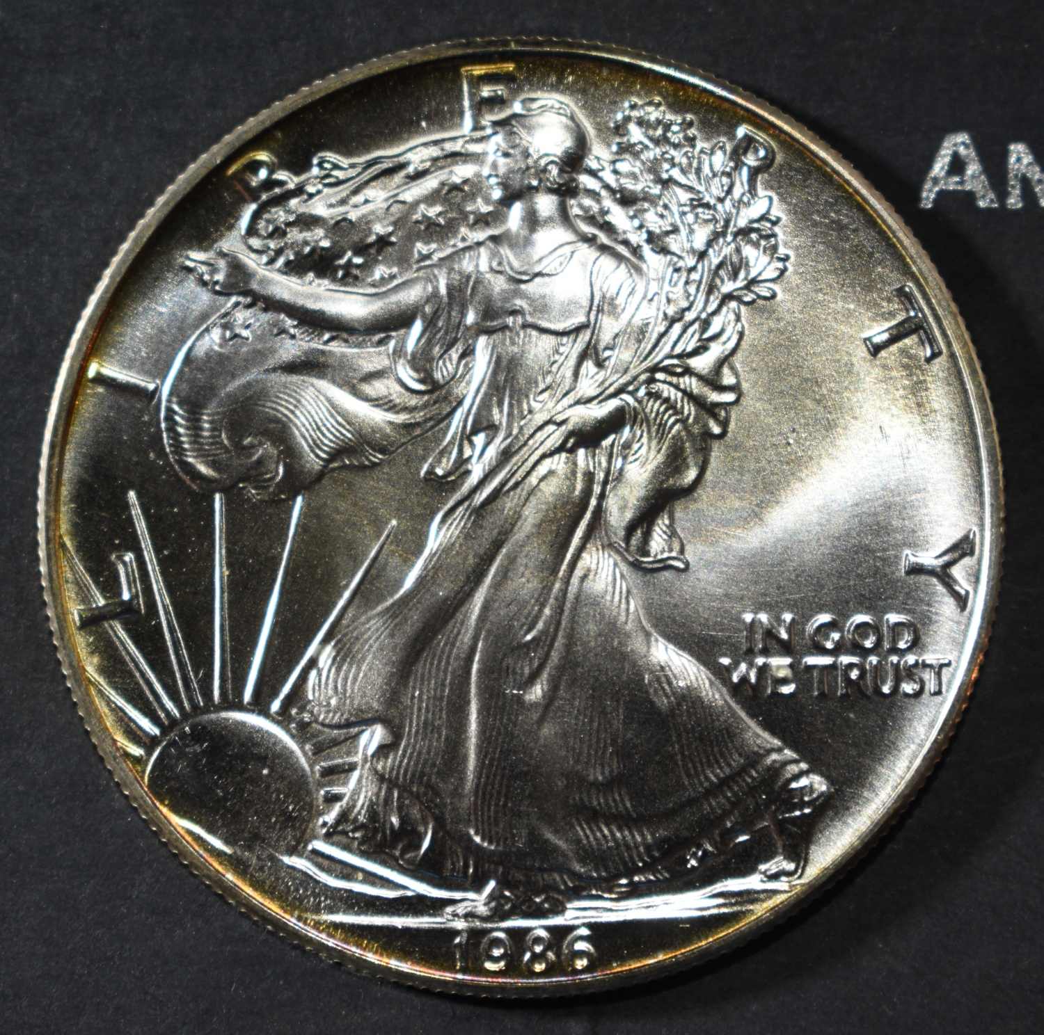 1986 AMERICAN SILVER EAGLE