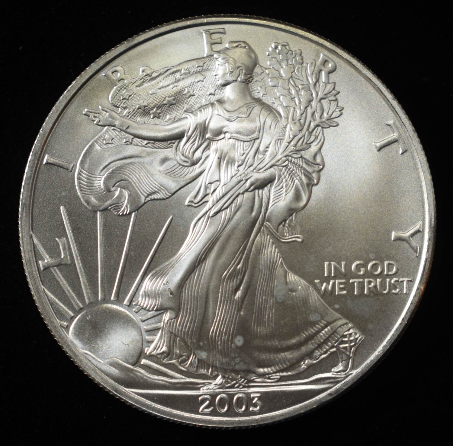 2003 AMERICAN SILVER EAGLE