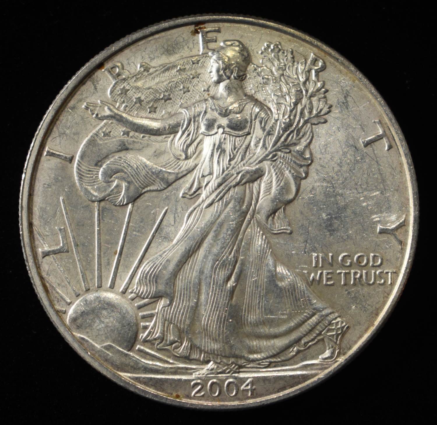 2004 AMERICAN SILVER EAGLE