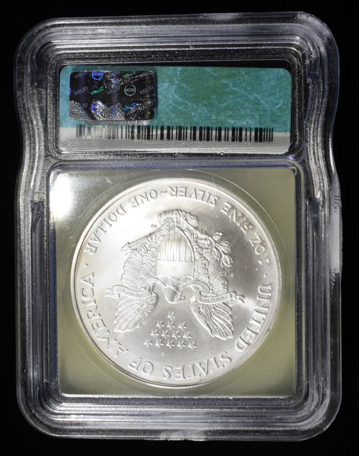2006 AMERICAN SILVER EAGLE ICG MS69