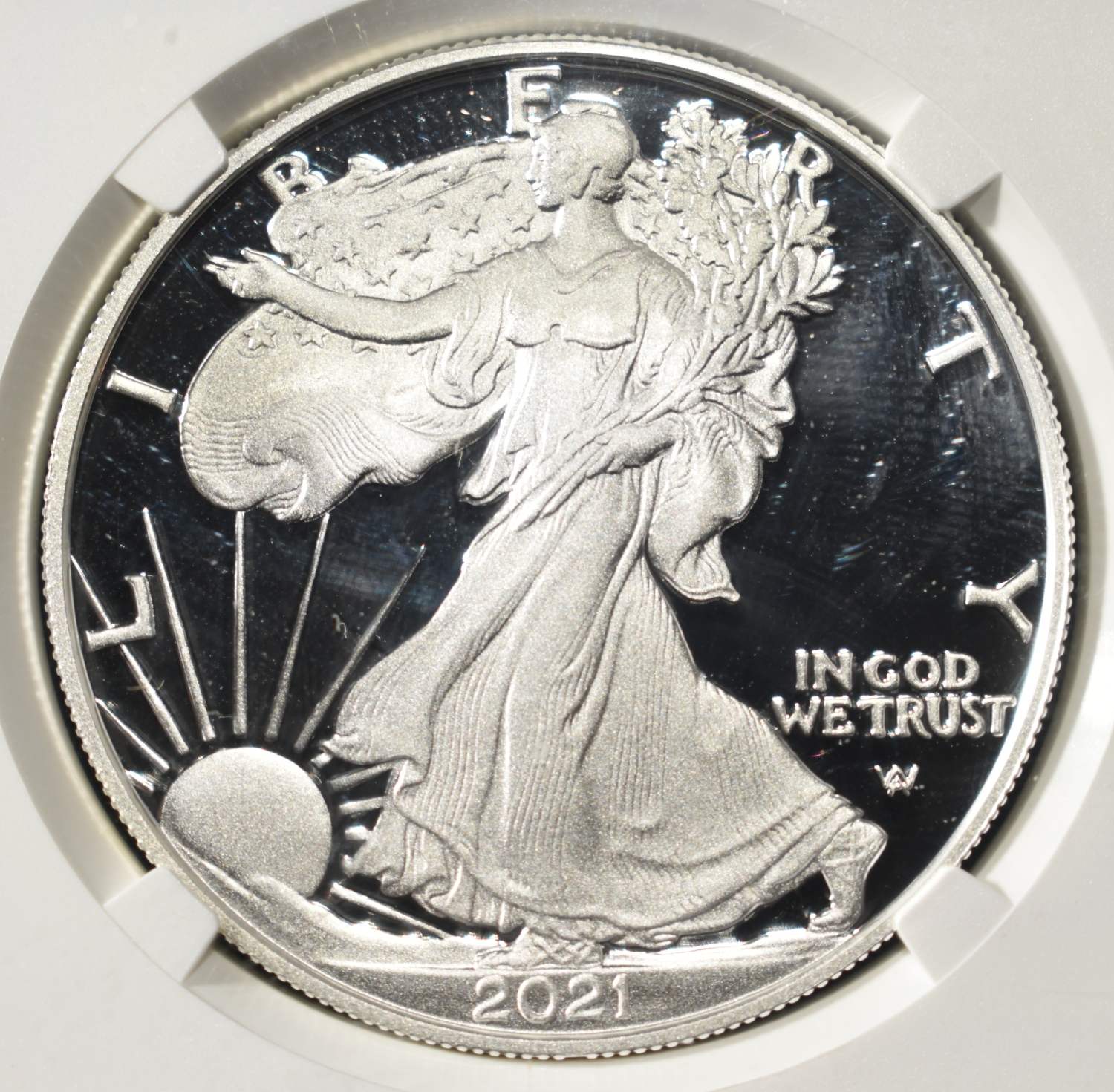 2021-W T-2 PROOF SILVER EAGLE NGC PF70 ULTRA CAMEO
