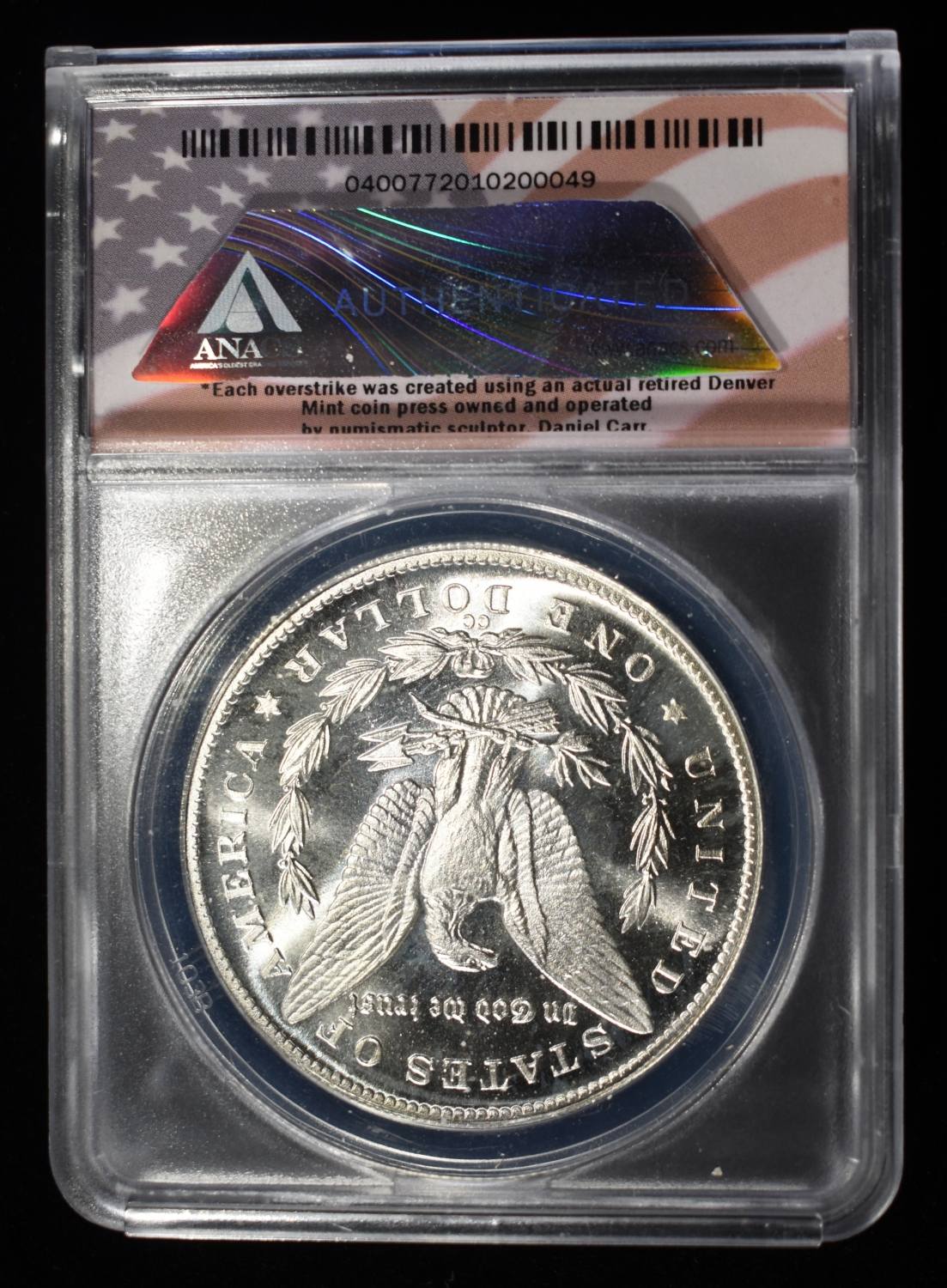 2021-CC CONCEPT DOLLAR 1 OZ .999 ANACS MS69