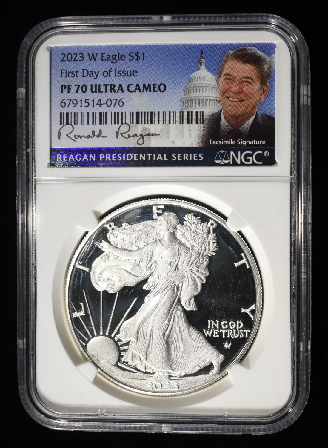 2023-W AMERICAN SILVER EAGLE NGC PF70 ULTRA CAMEO